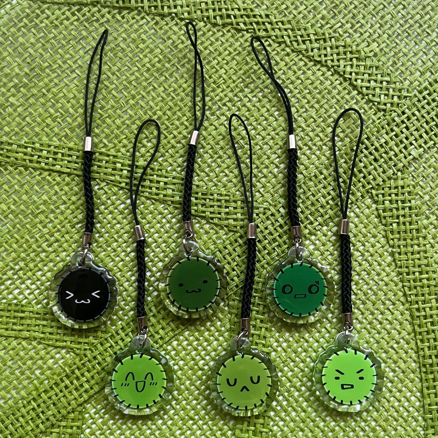 marimo epoxy keychain gacha