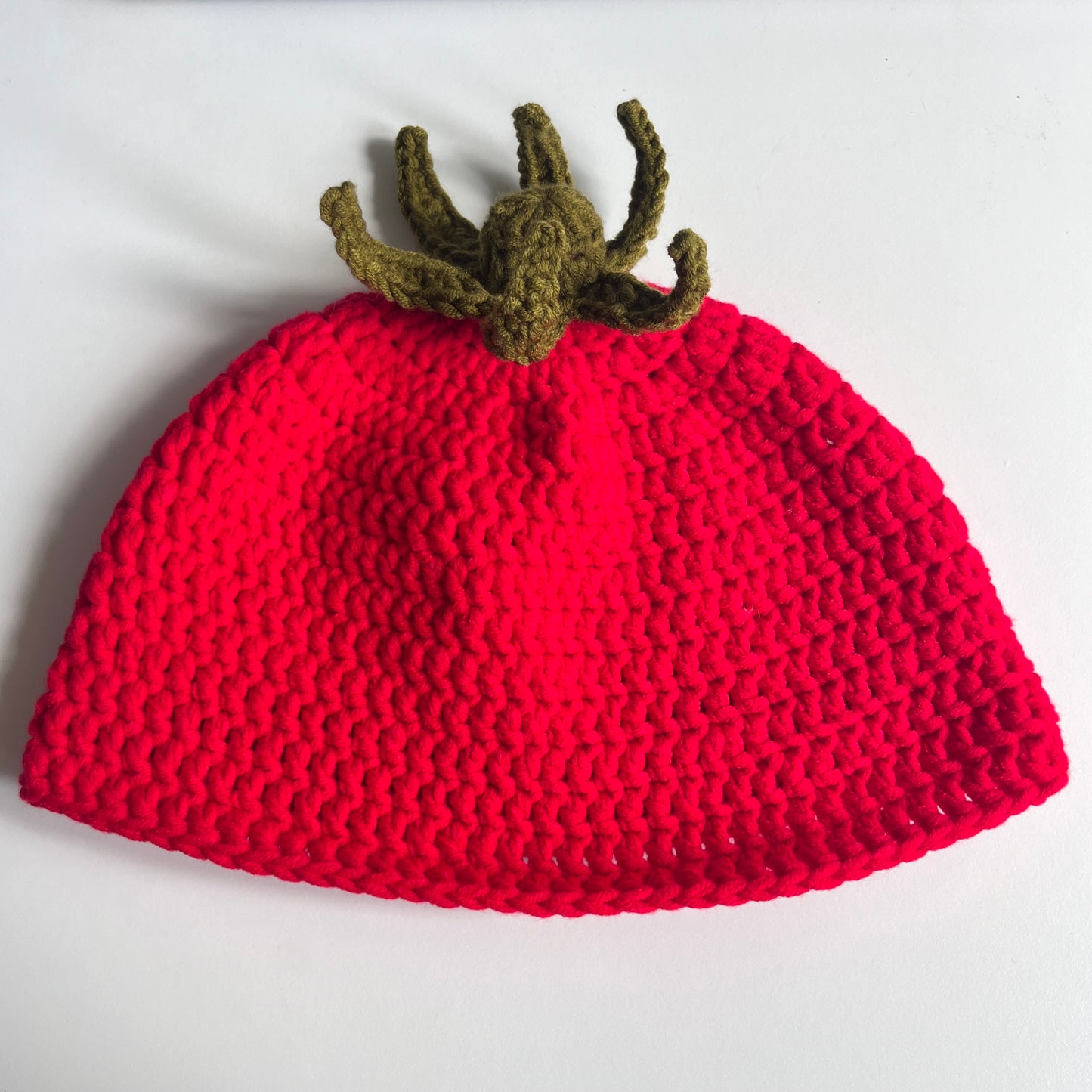 crochet hat: tomato hat🍅