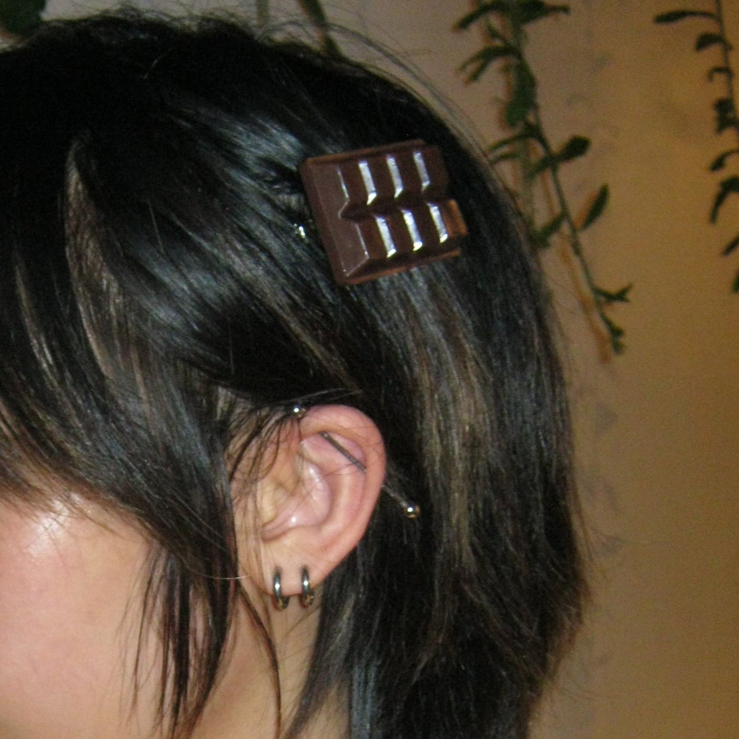 chocolate hair clips🍫