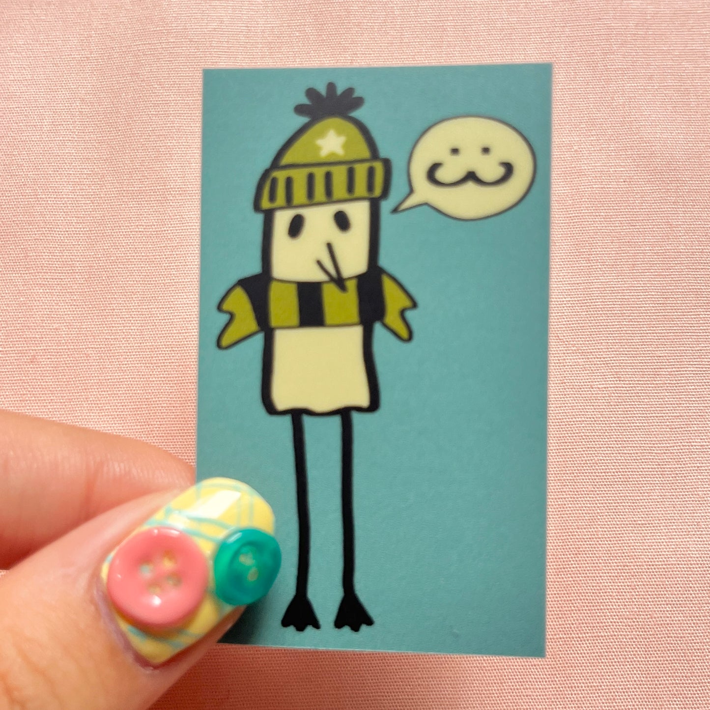stickers: oyasumi punpun(blue)