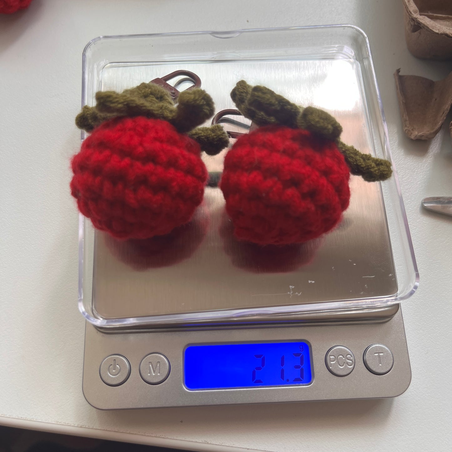 keychain: freshly picked tomatoes🍅& blueberries🫐