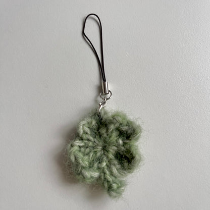 crochet phone strap: assorted clovers🍀🌸