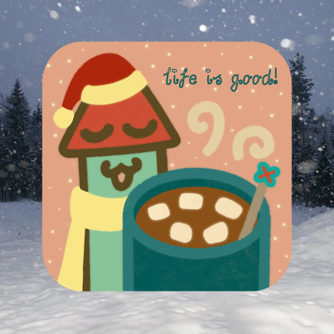 sticker: hot cocoa