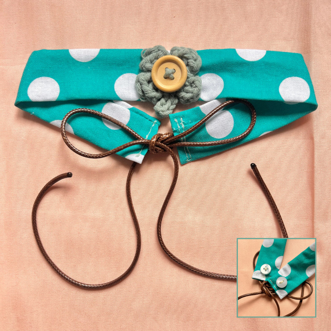 clover button choker (newer version)
