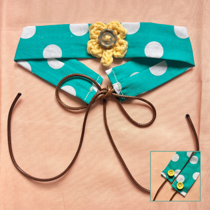 clover button choker (newer version)