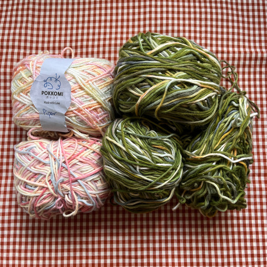destash: hand dyed yarns(pokkomi & cinderlush)