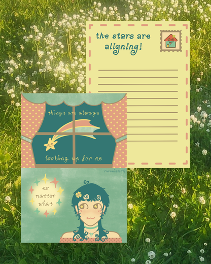 stars are aligning postcard (A5)