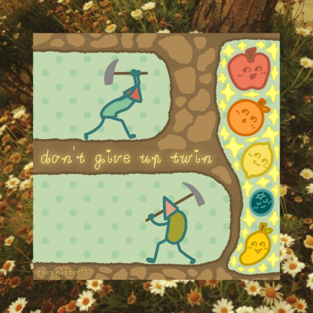 stickers: mining fruits
