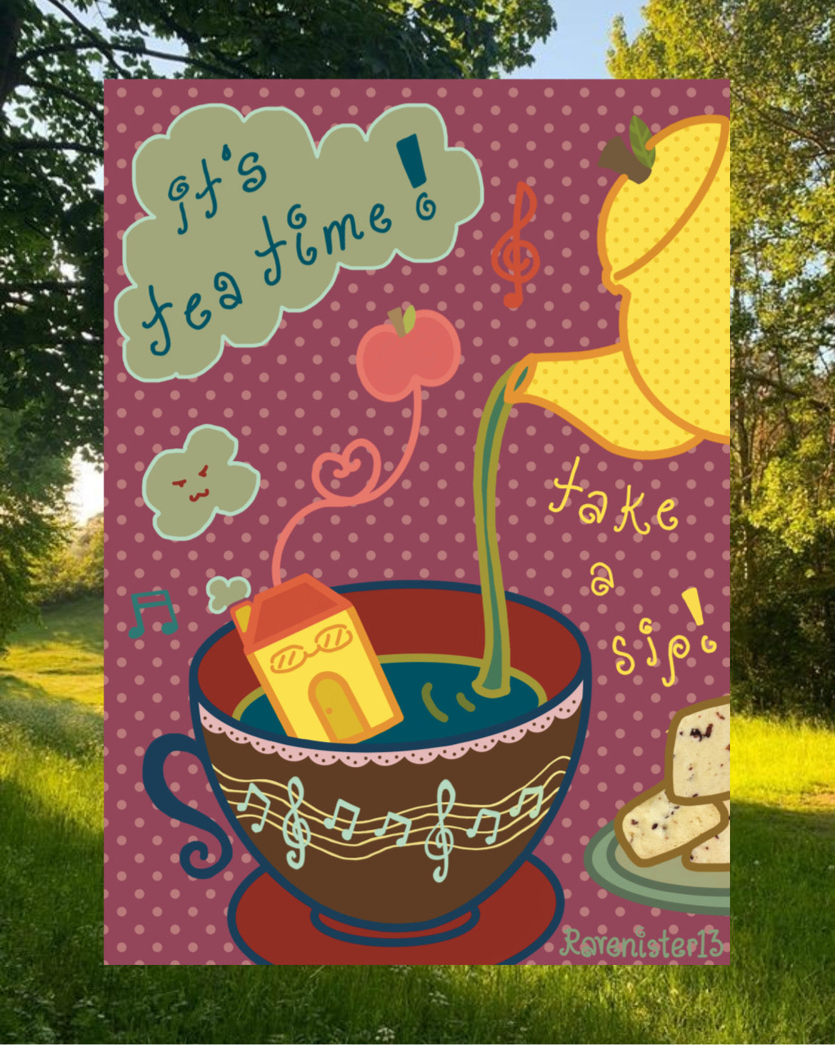 tea time postcard (A5)