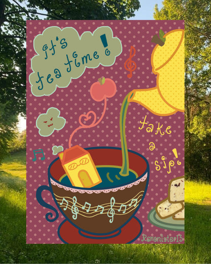 tea time postcard (A5)