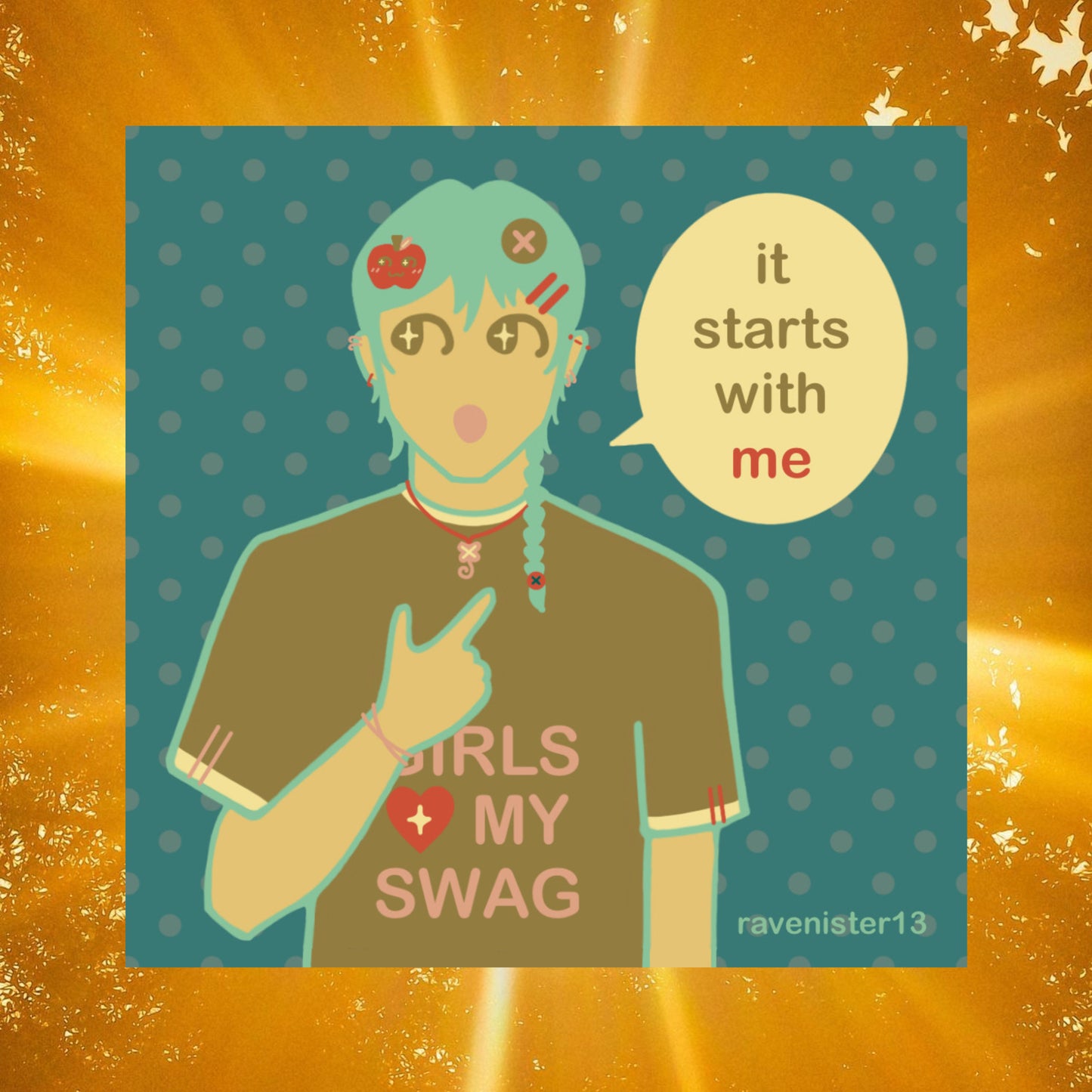 stickers: it starts with me!