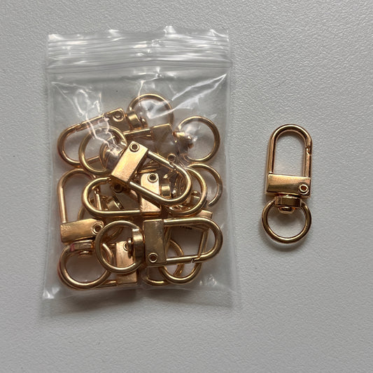 art tools: gold keyring