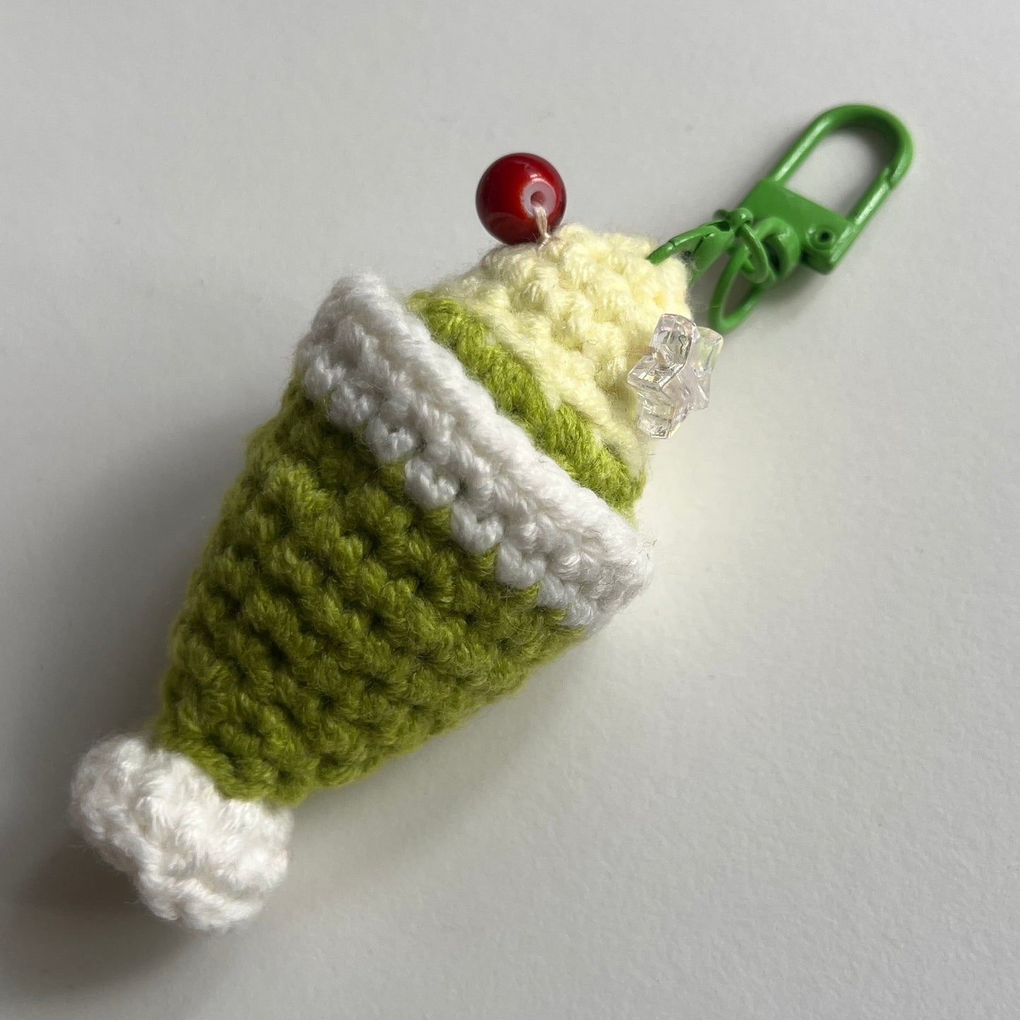 crochet keychain: melon sodas🍈🥤