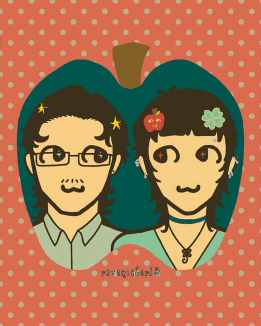 apple portrait commission💌🍎🍀