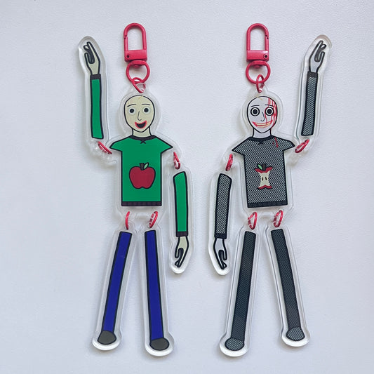 baldi basic's acrylic keychain