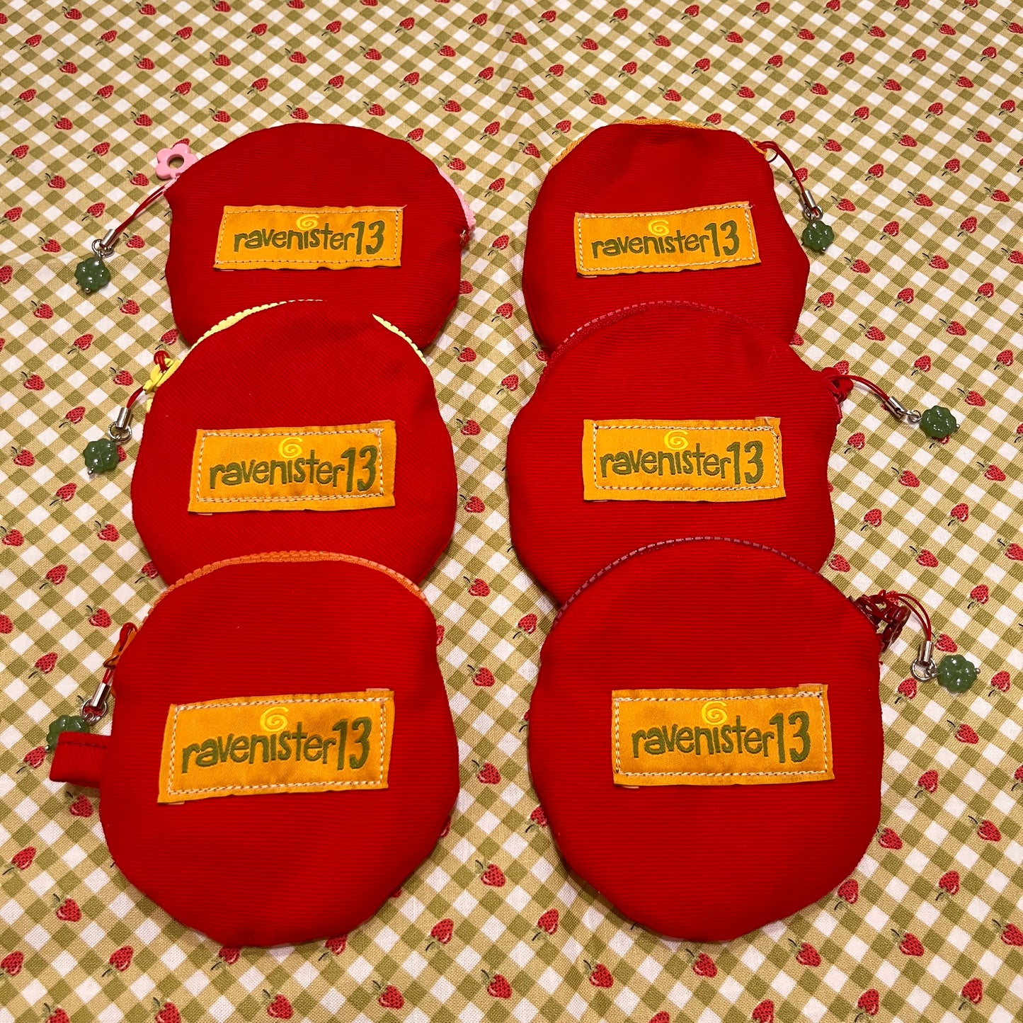 handmade: tomato denim pouch