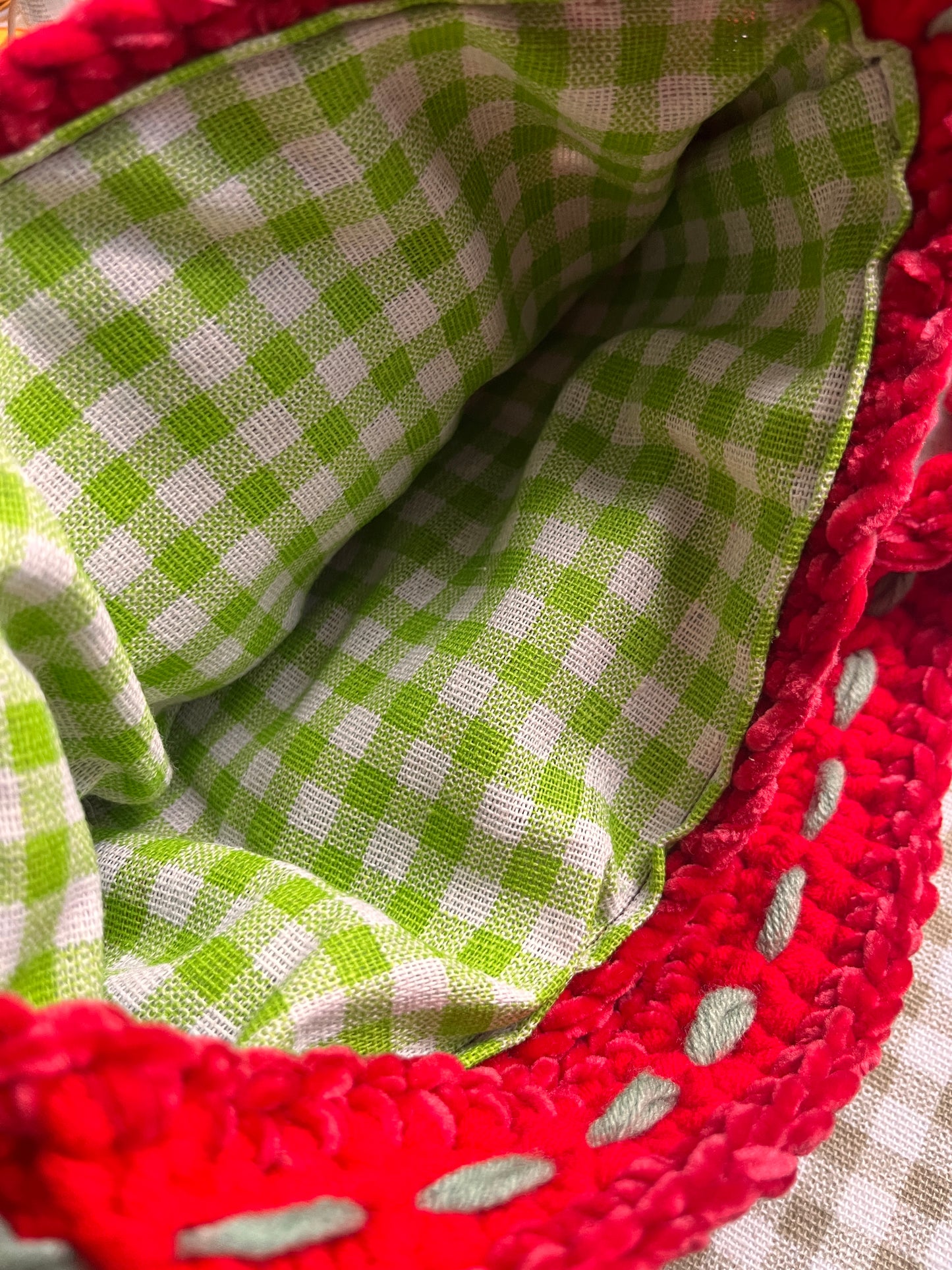 crochet bag: tomato bag collection 3 (´꒳`)♡