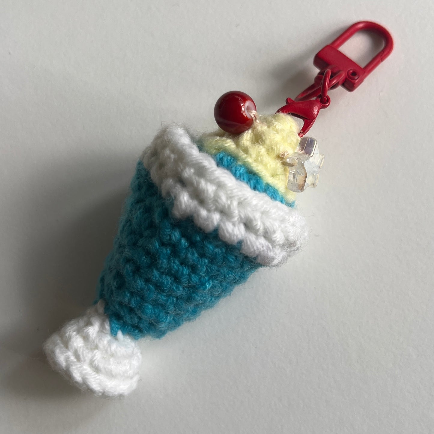 crochet keychain: melon sodas🍈🥤