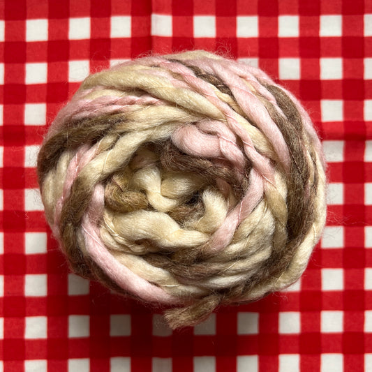 yarn #002: neapolitan ice cream slub wool