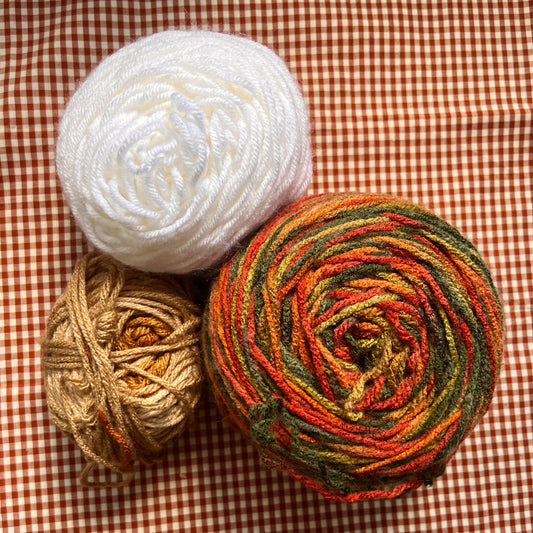 destash: acrylic yarn bundle