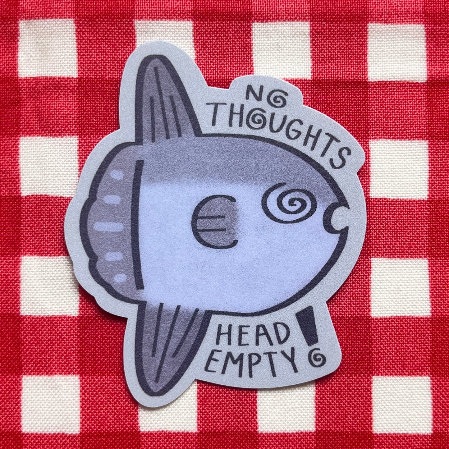 stickers: head empty mola mola