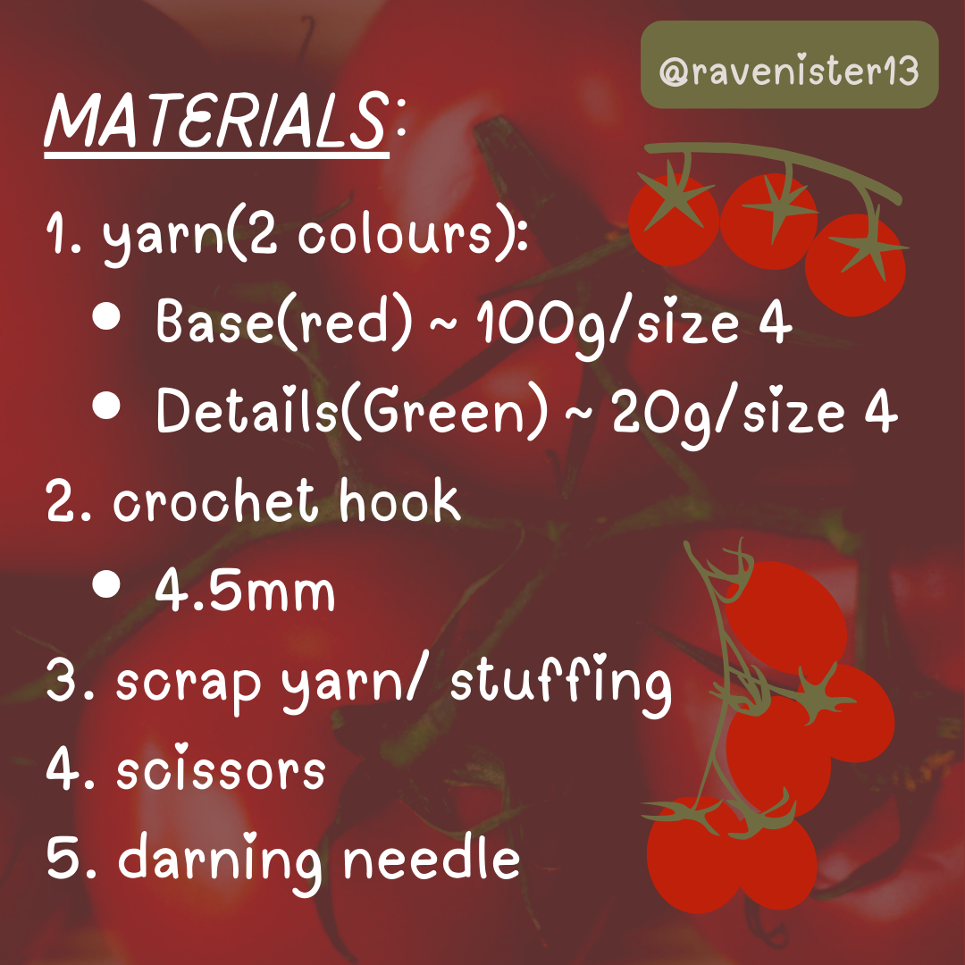 crochet pattern pdf [FREE]| fruit hat🍅🫐🍓