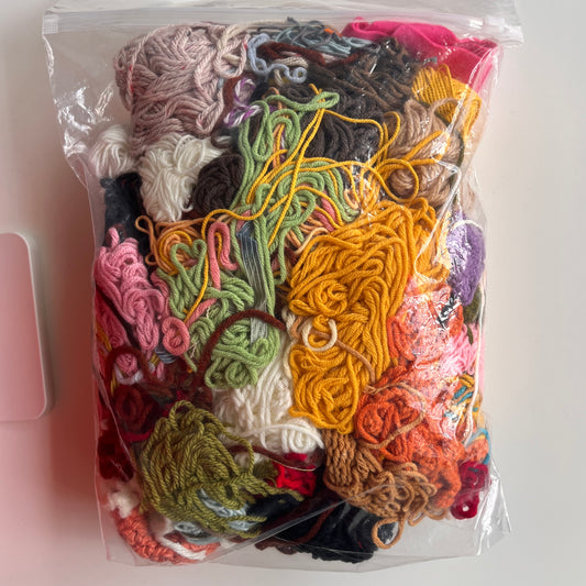 destash: scrap yarn & fabric