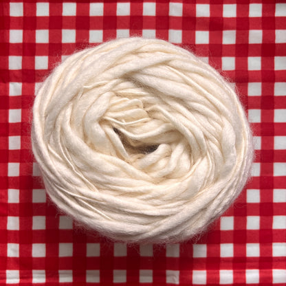 yarn #001: off-white slub wool