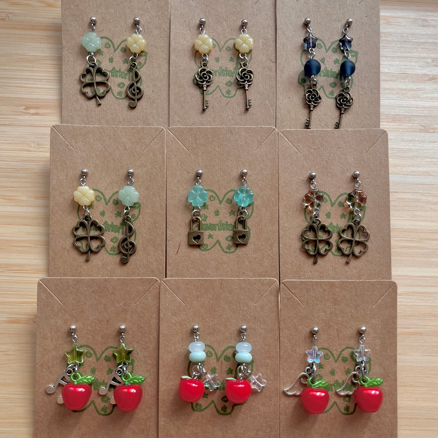 earrings: collection 9🎶 🍎