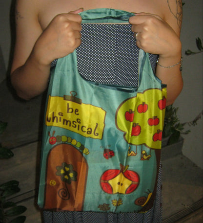 apple home recycled bag 🍎🎶🐌