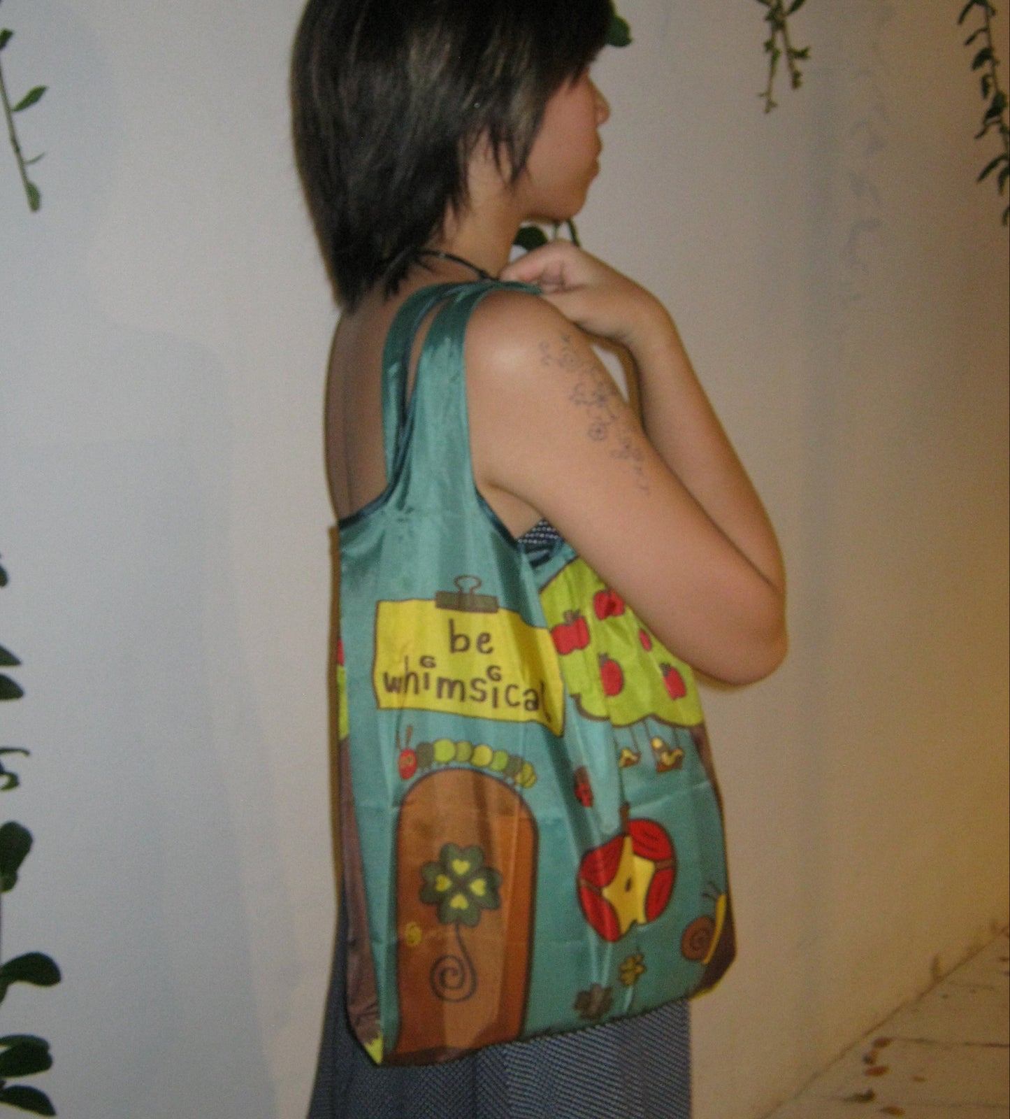apple home recycled bag 🍎🎶🐌