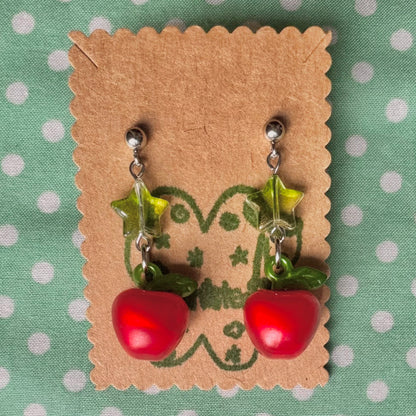 earrings: collection 12🍓 🐞🍎
