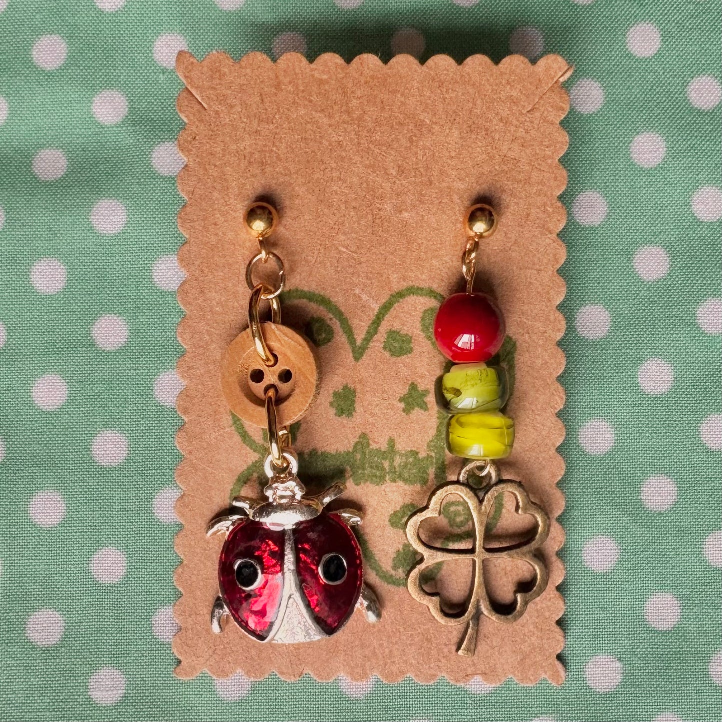 earrings: collection 12🍓 🐞🍎