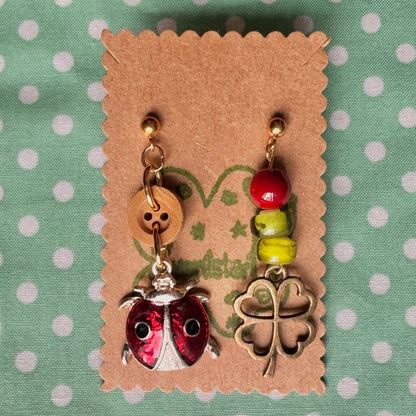 earrings: collection 12🍓 🐞🍎