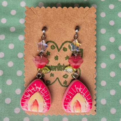 earrings: collection 12🍓 🐞🍎