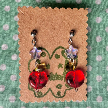 earrings: collection 12🍓 🐞🍎