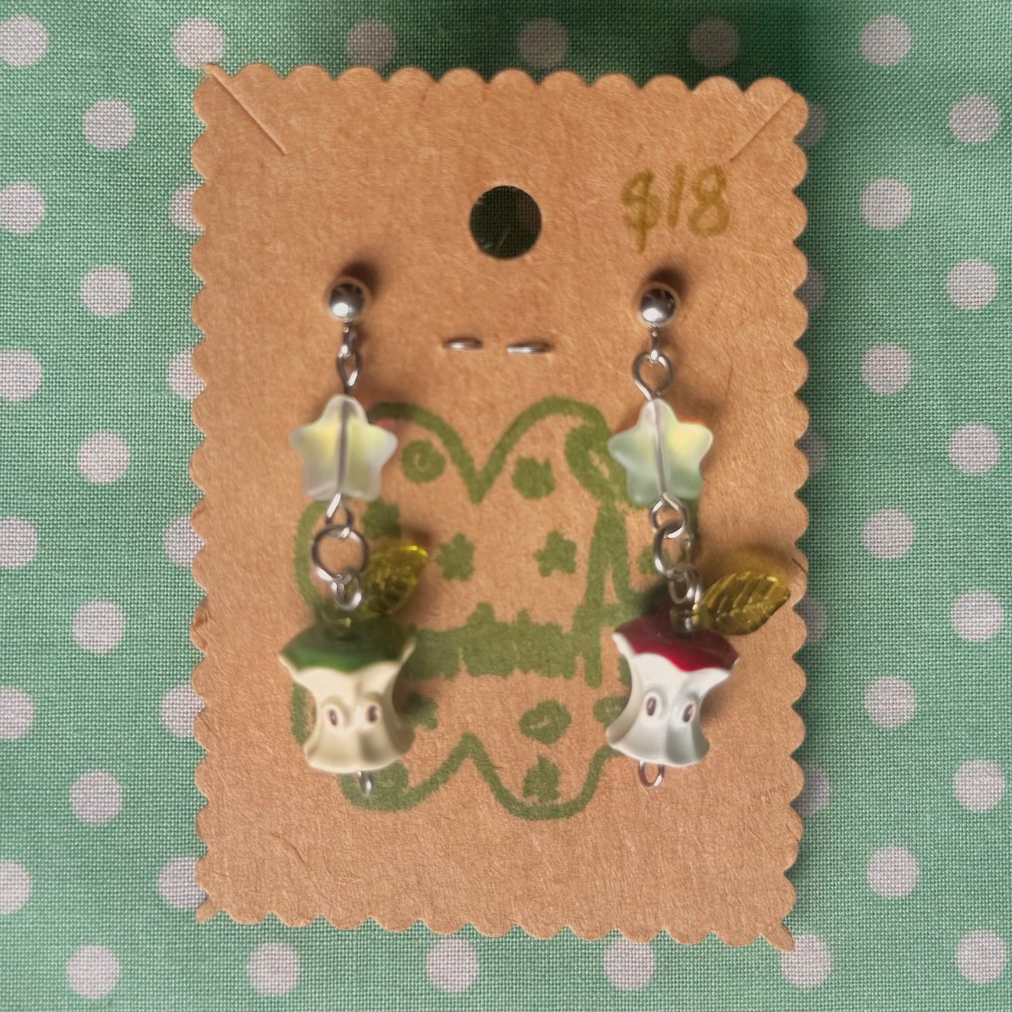 earrings: collection 12🍓 🐞🍎