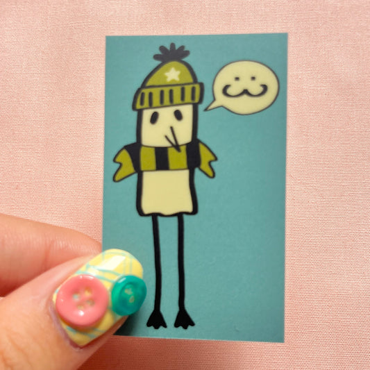 stickers: oyasumi punpun(blue)