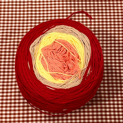 destash: yarn cakes