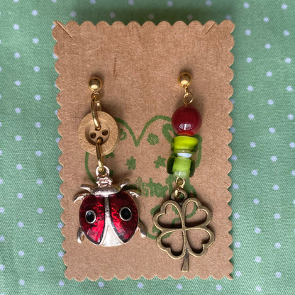 earrings: collection 11🎶 🐞🍀