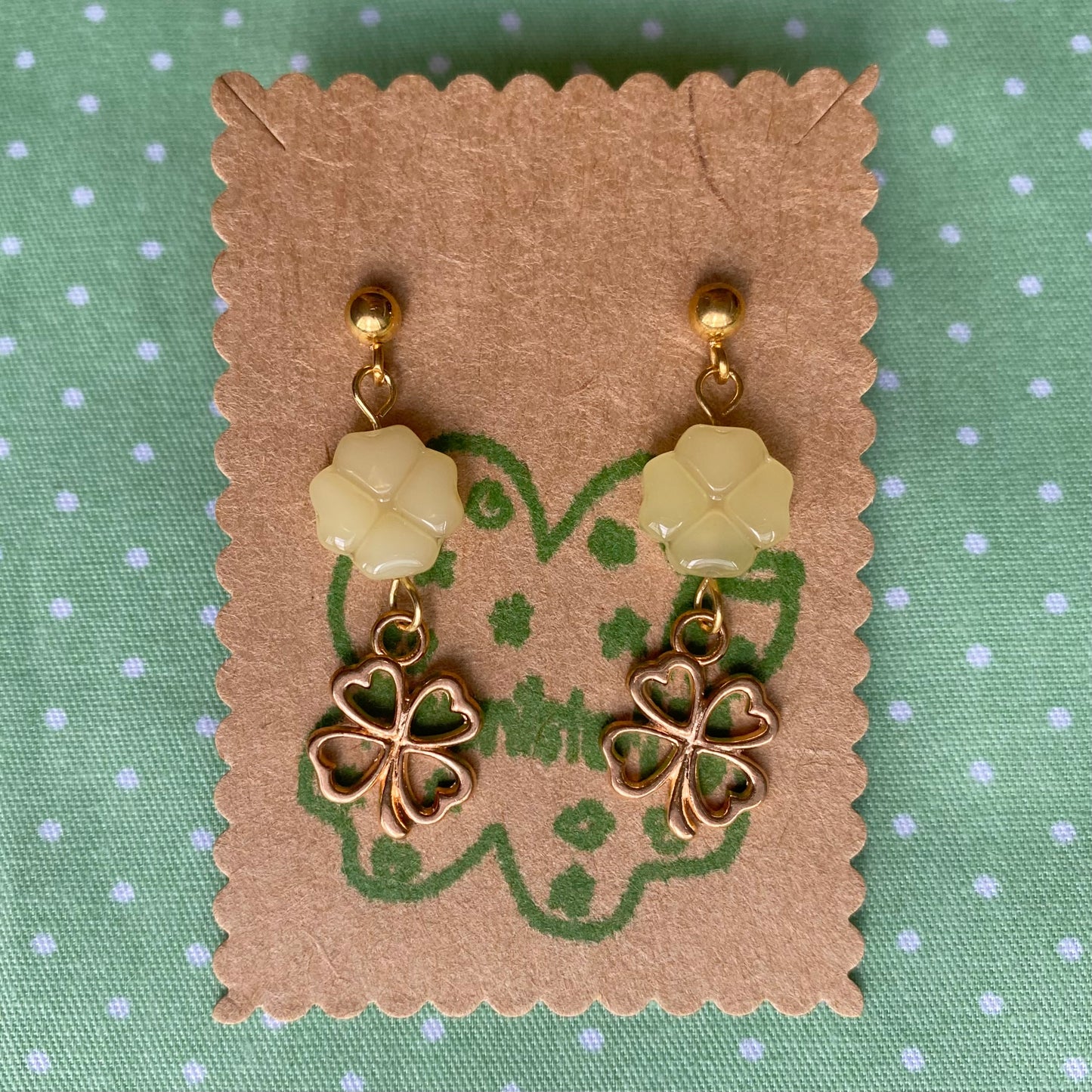 earrings: collection 11🎶 🐞🍀