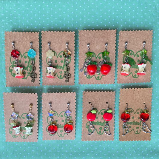 earrings: collection 10⭐️🍎🍃