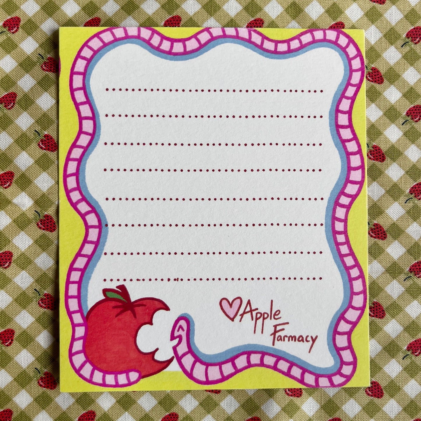 apple farmacy postcard [a6]