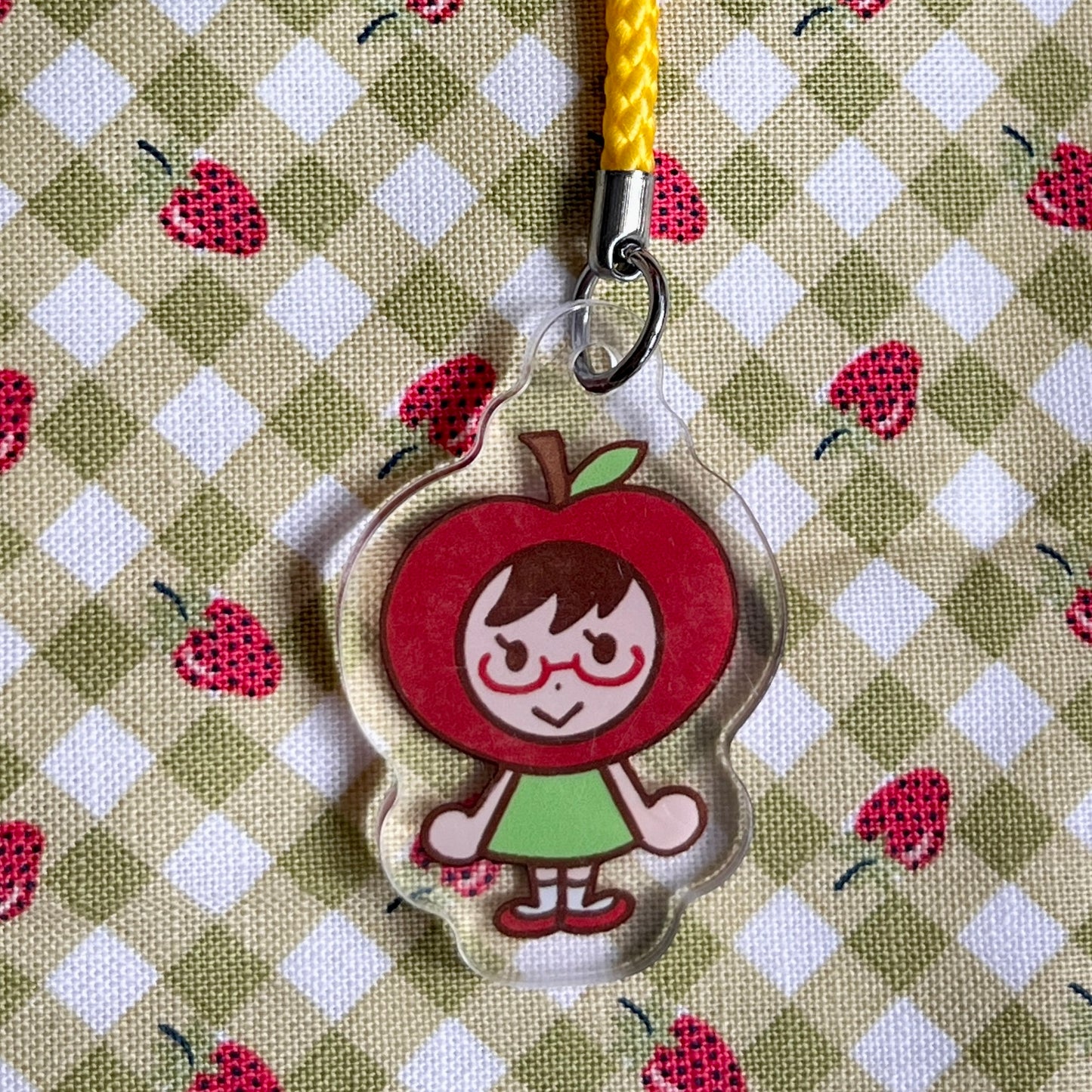 apple farmacy fruit keychains [4cm]