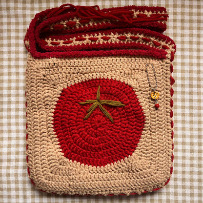 crochet bag: tomato bag collection 3 (´꒳`)♡