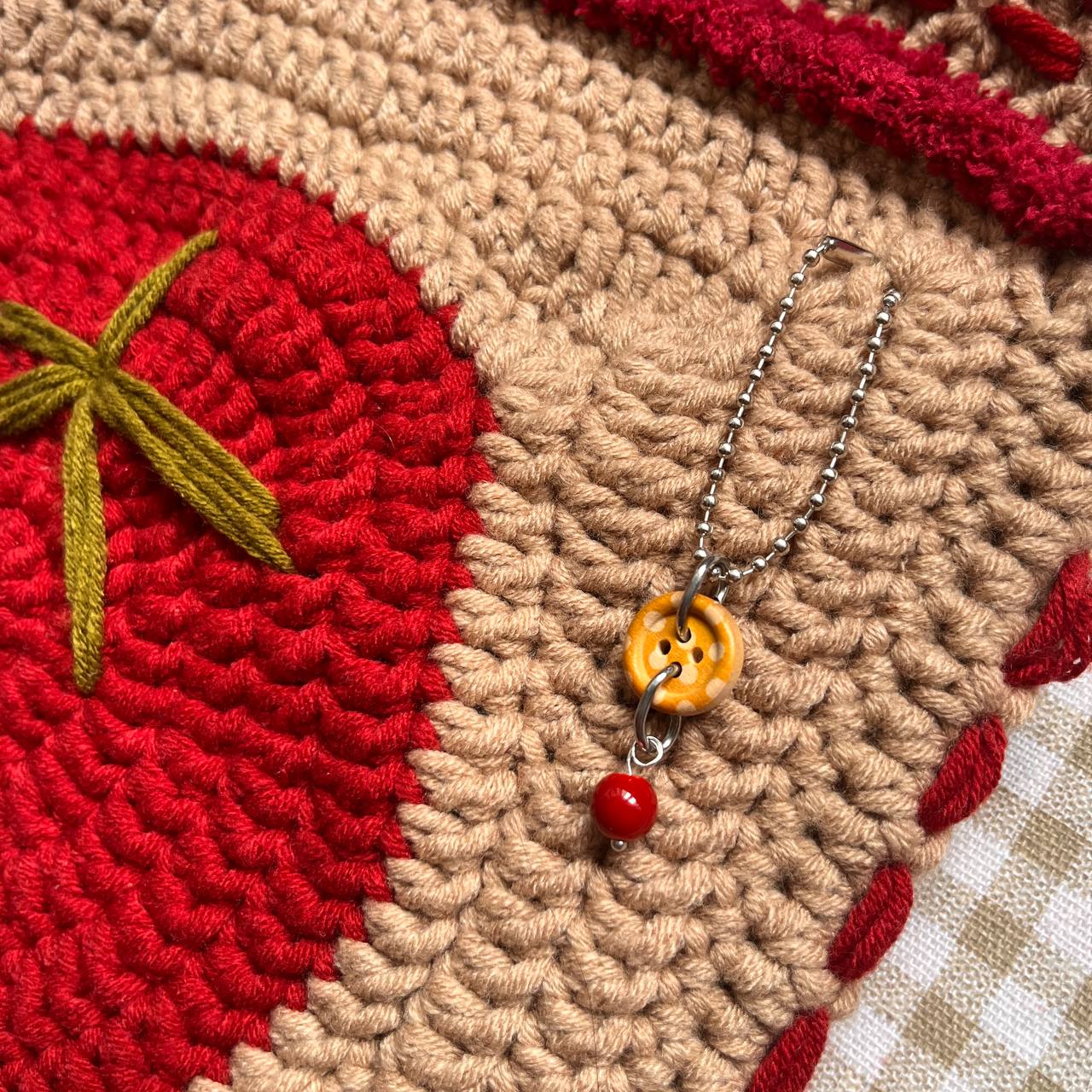 crochet bag: tomato bag collection 3 (´꒳`)♡