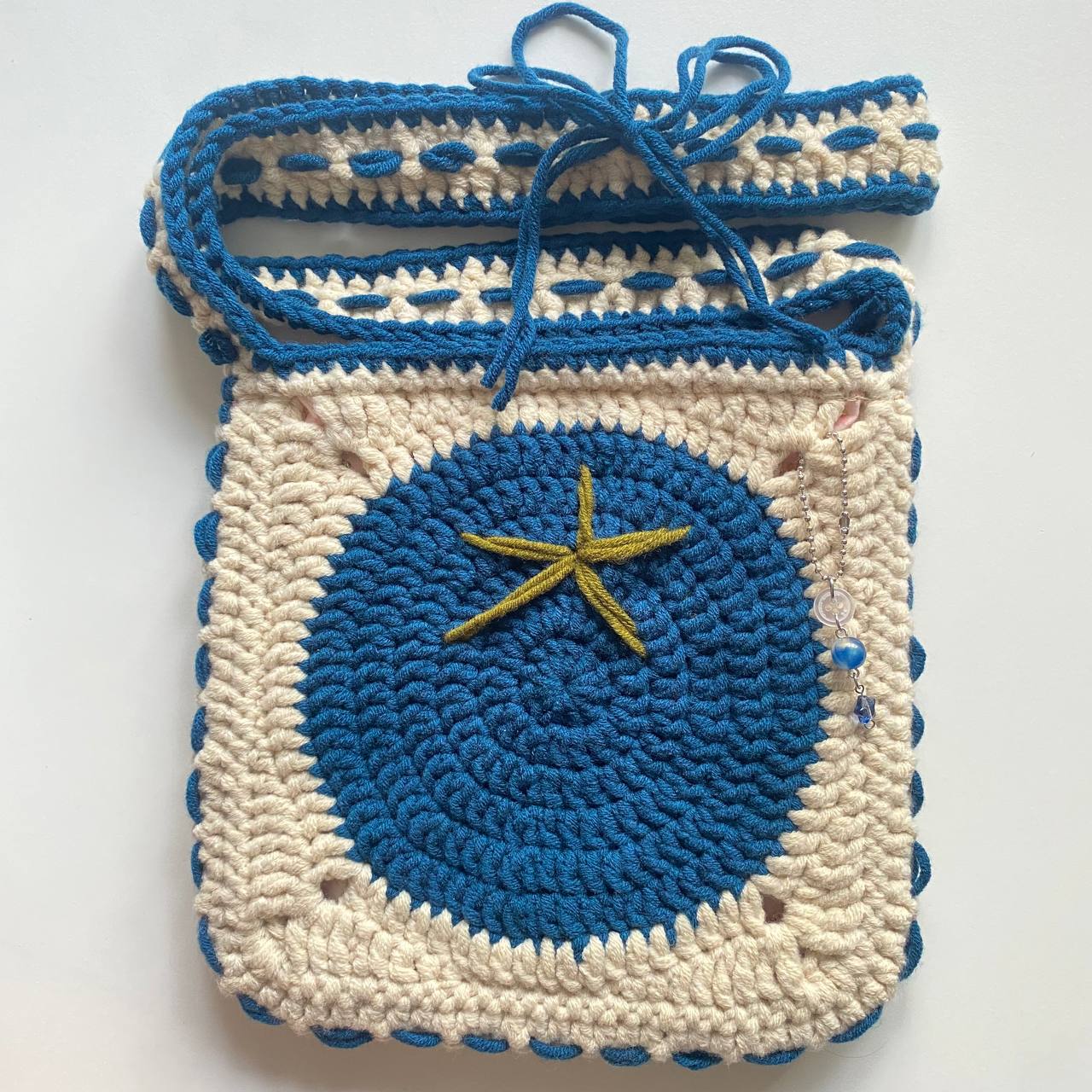 Handmade Crochet Bag Blueberry Bag