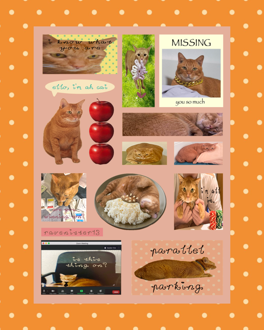 ah cai - a6 sticker sheet